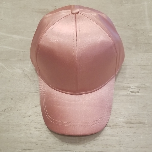 ?MICHAEL STARS? Satin Dreams Baseball Cap ~ Pink NWT main image 13